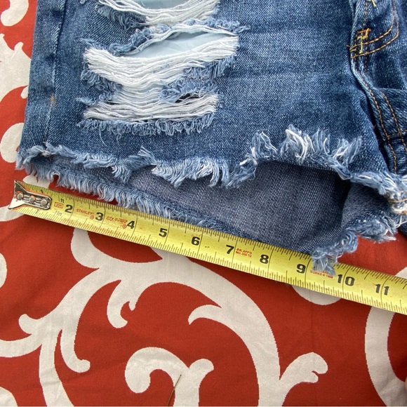 NWT Just USA high rise button fly distressed size medium 8 - Picture 9 of 9